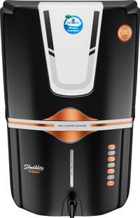 AquaDpure RO Water Purifier with Bio Copper Zinc Alkaline Filter Technology with 12 L RO + UV + UF + T...