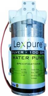 BALRAMA Full Metal SS Body 100 GPD Lexcru RO Motor Lexpure Booster RO Pump 24 Volt DC 1000 L RO + UV +...