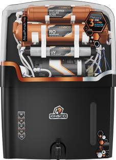 Kinsco Aqua Punch Pro With ISI Mark RO+UV+UF+TDS Adjuster 18 L RO + UV + CU Guard + Alkaline Enhancer ...