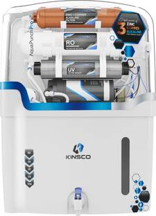 Kinsco Aqua Punch Pro ISI Mark 18 L RO + UF + UV + Copper + Alkaline + Mineralizer Water Purifier