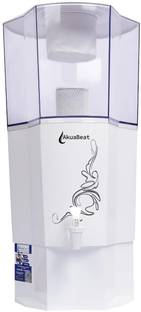 AkuaBeat Non-Electric Water Purifier | 3-Stage Filtration with Activated Carbon Filter 20 L Gravity Ba...