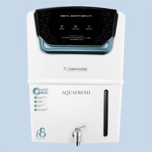 Aqua Fresh i8 WH COPPER+RO+UV+UF+MINTDS AUTOMATIC ELECTRIC BORWELL RO WATER PURIFIER 12 L RO + UV + UF...