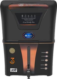 AquaDart Copper ZINC + Ro + UV + UF + TDS Controller/Adjuster RO Water Purifier-12 Liter 15 L RO + In-...