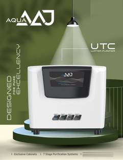 Aquagrand AQUA AAJ UTC (Under The Counter)|LED Display |Storage Tank & Faucet | 5 L RO + UV + UF + TDS...