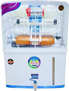 Aqua Glare Copper Alkaline Zinc technology , 12 L UV + UF Water Purifier