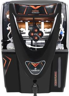 Kinsco Aqua Flame 15 L RO + UV + UF + Copper + TDS Control Water Purifier with Prefilter