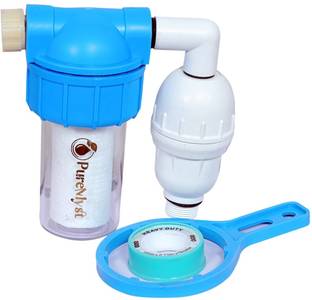 PureMyst 3 Stage Washing Machine Filter With Sediment,Magnetic Softener & Conditioner Gravity Based Water Purifier