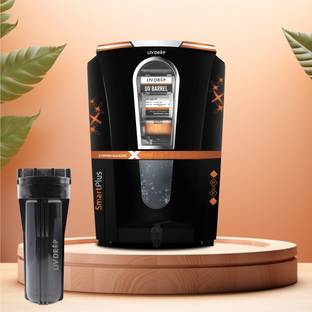 Liv Drop Alkaline RO Water Purifier with Copper Effect Automatic Multistage Purification 12 L RO + UV ...