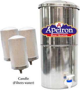 Apeiron Stainless Steel 24 Ltr Water Purifier 24 L Gravity Based Water Purifier