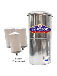 Apeiron Stainless Steel 24 Ltr Water Purifier 24 L Gravity Based Water Purifier