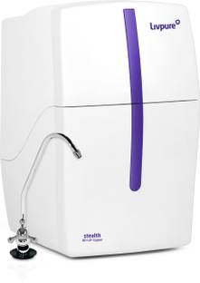 LIVPURE STEALTH 7 L RO + UV + Copper Water Purifier Under the Sink | Suitable for all - Borewell, Tanker, Municipality Water