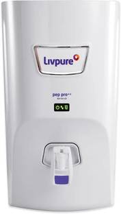 LIVPURE LIV-PEP-PRO-PLUS+ White 7 L RO + UV + UF Water Purifier