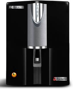 AquaActive Max Pure RO+UV+PH+B12+TDS Adjuster 8 L RO + UV + CU Guard + Alkaline Enhancer + Mineral Wat...