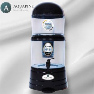 AQUAPINE MINERAL POT NON ELECTRIC GRAVITY BASED WATER POT(Municipal Water Purifier) 16 L Gravity Based...