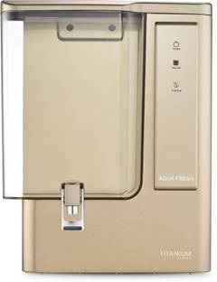 Aqua Fresh Titanium Series 1 Years Warranty India 1st BIS (IS 16240 :2023) CM/L8100159306 8 L RO + UV + UF + TDS + ALK + Copper Water Purifier