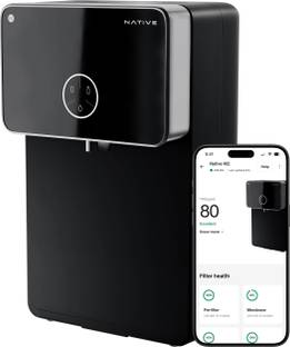 NATIVE By Urban Company M2 | Needs no service for 2 years | 10-stage Purifier 8 L RO + UV + Minerals + Alkaline Water Purifier Smart IoT Features