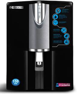AquaActive ROUVCU150 GPD 2 UV 10 L RO + UV + UF + TDS Control + UV in Tank + Copper Water Purifier