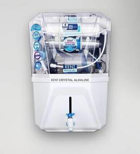 KENT CRYSTAL ALKALINE 11 L RO + UV + UF + TDS Control + Alkaline + UV in Tank Water Purifier