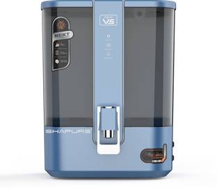 SHAPURE Aqua V5 8 Stage RO with 4 in 1 Filter - Mineral, Copper, Alkaline & Zinc Storage 9 L RO + UV +...