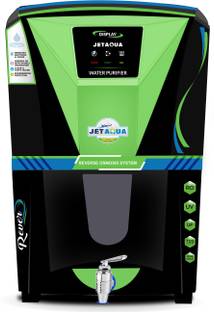 Jet Aqua REVER Black Alkaline 10 L RO + UV + UF + Minerals Water Purifier