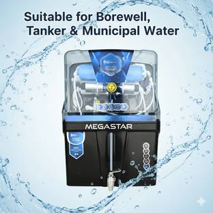 Aquagrand Megastar Half Transparent Water Purifier For Home and office| 1 Year Warranty, | 15 L RO + U...