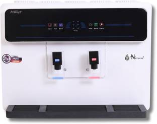 Natures Dual Hot, Cold RO 9L RO + UV + UF + TDS + ALK + Copper(Black) Smart LED 8 L RO + UV + UF + Alk...