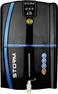 AQUA STORM MODEL SMART LED Display 12 L RO + UV + UF + Copper + TDS Control Water Purifier