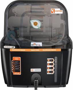 Havok Copper Royal Water purifier 15 L RO + UV + MF + Minerals + Copper Water Purifier