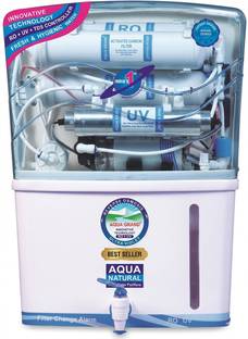 Sure from Aquaguard AQ-GRAND-PLUS-12L 12 L RO + UV + UF + TDS + Mineral Water Purifier