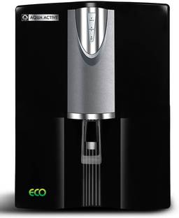 AquaActive MistyRO75UVPFBlack 10 L RO + UV Water Purifier