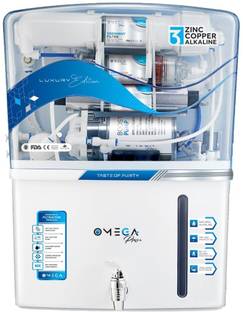 Dr Aquastar New Grand Omega 12 L RO + UF + UV + UV_LED + TDS Control Water Purifier