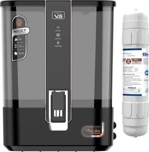 Noir Aqua V5 Water Purifier with BIO+ H2AAA (Copper,Alkaline & Zinc) 8 Stage 2yr life 9 L RO + UV + UF...