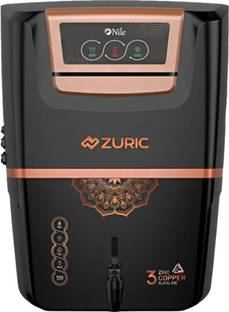 NILE Aqua Zuric 12 L RO + UF + Copper + Minerals Water Purifier