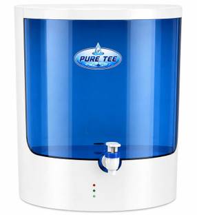 Pure Tee Water Purifier | Alkaline+B12 9 L RO + UV + UF + Copper + Alkaline + Minerals Water Purifier