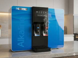 AquaActive Hot Normal Cold Water Purifier100 GPD RO+PH+UV+TDS+MI+Iron Removar+Alkaline 10 L RO + UV + ...