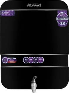 Always Classic Zinc Copper Alkaline Silver Tds RO With 9 L RO + UV + Copper Water Purifier