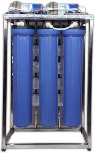 AquaDpure 100LPH Commercial water purifier Double purification Stainless Steel 100 L RO Water Purifie...