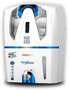 pureworld Aqua Sage White 15 L RO + UV + UF + Copper + TDS Control Water Purifier