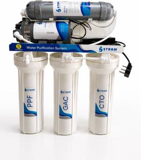 Storm Water Solution 5stage ro+alk+cop+zink RO + Alkaline Water Purifier