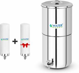 WATER GREEN Free Candle With Stainless Steel 16 L Gravity Based Water Purifier