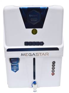 Aquagrand Megastar Full White Model RO + UV LED+ UF + TDS + COPPER FILTER 15 L RO + UV + UF + Copper +...