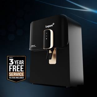 LIVPURE ALLURA-X 7 L RO + UV + UF + Copper + Alkaline Water Purifier (Filters Included) 10 Stage Water...