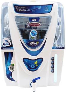 Aquagrand EPICAQUA ADJUSTER | Advanced Multi stages of purification | 12 L RO + UV + UF + TDS Control ...