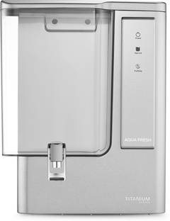 Aqua Fresh Titanium Series 1 Years Warranty India 1st BIS (IS 16240 :2023) CM/L8100159306 8 L RO + UV + UF + TDS + ALK + Copper Water Purifier