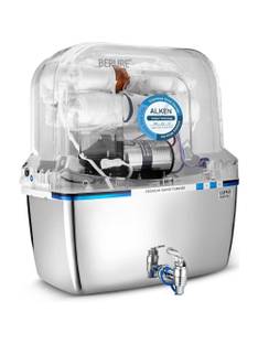 BePURE Alken Copper+ 12 L RO + UV + UF + Alkaline + TDS Control Water Purifier with Stainless Steel ta...