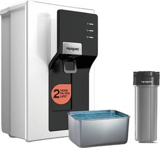 Aquaguard Astor Enrich 2X RO+UV Stainless Steel Alkaline 8-Stage Purification. 5 L RO + UV + Alkaline ...