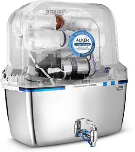 BePURE Alken Copper+ 12 L RO + UV + UF + TDS + Alkaline Water Purifier with Stainless Steel tank of 100% grade