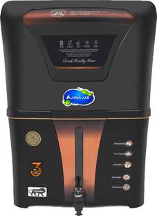Aqua Ace 12L Storage RO Water Purifier with Zinc Filter Full Automatic 12 L RO + UF + UV + UV_LED + TD...