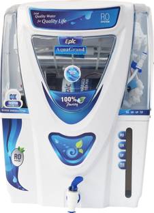 AQUA grand Epic Model 12 Ltr RO+UV+UF+TDS Controller 12 L RO + UV + UF + TDS Water Purifier