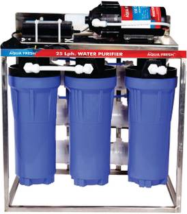JAIN AQUA FRESH 25 Lph Commercial Plant Purification Blue Stainless steel Full Automatic 25 L RO Water...
